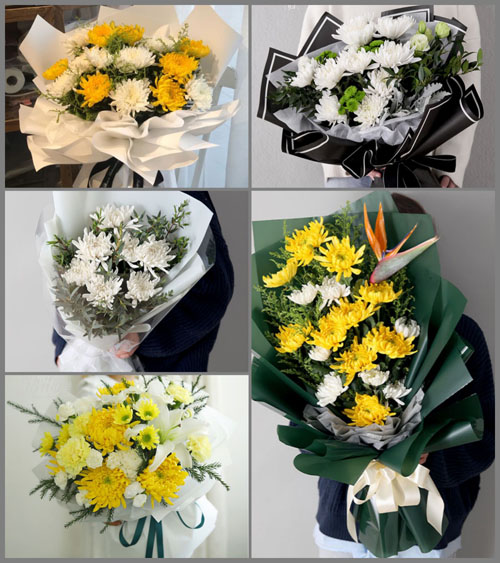 四川绵阳三台县郪江镇白事花束代送